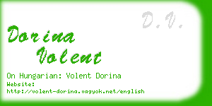 dorina volent business card